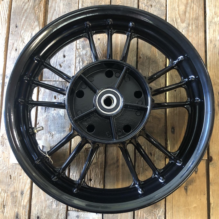 Indian Scout / Scout Sixty rear wheel - powder coated gloss black